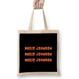 Humuts Magic Johnson - Basketball Gifts Vintage Retro Rainbow Quotes For Boys And Dad Bez Kadın Günlük Çanta