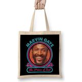 Humuts Marvin Gaye The Prince Of Soul Bez Uzun Saplı Açık Bej Rengi Çanta