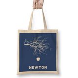 Humuts Maths And Science Isaac Newton Apple Tree Bez Uzun Saplı Açık Bej Rengi Çanta