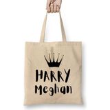 Humuts Meghan And Prınce Harry Açık Bej Uzun Saplı Bez Çanta