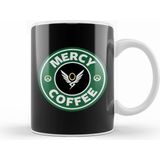 Humuts Mercy Coffee Overwatch Beyaz Porselen Kupa Bardak