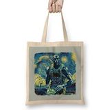 Humuts Michael Jordan Van Gogh Style Bez Kadın Günlük Çanta