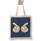 Humuts Mickey Mouse Hands Conducting Bez Uzun Saplı Açık Bej Rengi Çanta