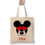 Humuts Mickey Mouse Miki Fare Disnep Bez Uzun Saplı Açık Bej Rengi Çanta