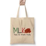 Humuts Mlk Make His Dreams Reality Black History Mont Blm Black Lives Matter Bez Kadın Günlük Çanta
