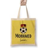 Humuts Mohamed Salah Artwork Bez Kadın Günlük Çanta