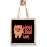 Humuts Momeranian Pomeranian Mom Pommy Pom German Spitz Puppy Pet Bez Kadın Günlük Çanta