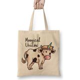 Humuts Moogical Unicow Unicorn Cow Pixel Art Bez Kadın Günlük Çanta