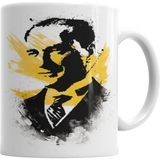 Humuts Mustafa Kemal Atatürk 01 Porselen Beyaz Kupa Bardak