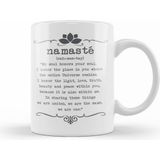 Humuts Namaste Yazı Meditasyon 01 Kupa