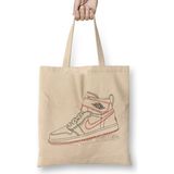 Humuts Nike Air Jordan 1 Bez Uzun Saplı Açık Bej Rengi Çanta