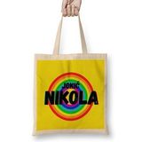 Humuts Nikola Jokic Basketball Gifts Vintage Retro Rainbow Quotes For Boys And Dad Bez Uzun Saplı Açık Bej Rengi Çanta