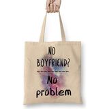 Humuts No Boyfriend No Problem Single Bez Uzun Saplı Açık Bej Rengi Çanta