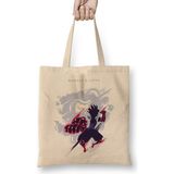 Humuts One Piece Luffy Snakeman Silhouette Açık Bej Uzun Saplı Bez Çanta