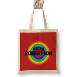 Humuts Oscar Robertson Basketball Gifts Vintage Retro Rainbow Quotes For Boys And Dad Bez Uzun Saplı Açık Bej Rengi Çanta