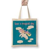 Humuts Pastel Unicorn Have A Magical Day Unisex Bez Çanta