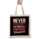 Humuts Personal Trainer Power Workout Fitness Instructor Gym Sports Bez Uzun Saplı Açık Bej Rengi Çanta