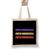 Humuts Pete Maravich Basketball Gifts Vintage Retro Rainbow Duotes For Boys And Dad Bez Uzun Saplı Açık Bej Rengi Çanta