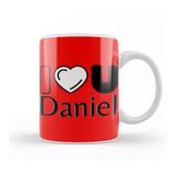 Humuts Porselen Beyaz Daniel Name Custom Design Gift Baby Gift For Him Kupa Bardak