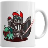 Humuts Porselen Beyaz Darth Ash Vader Kupa Bardak