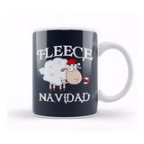 Humuts Porselen Beyaz Fleece Navidad Christmas Sheep Kupa Bardak