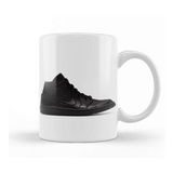 Humuts Porselen Beyaz Jordan 1 Mid Black Leather Kupa Bardak