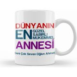 Humuts Porselen Beyaz Kız Çocuğuna Hediye 5 Beş Yaş Hediyesi Kupa Bardak
