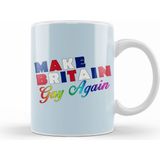Humuts Porselen Beyaz Make Britain Gay Again Lgbtq Pride Kupa Bardak