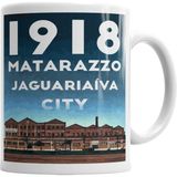 Humuts Porselen Beyaz Matarazzo Kupa Bardak