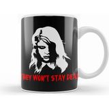 Humuts Porselen Beyaz Night Of The Living Dead Girl Living Dead Girl Kupa Bardak