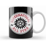 Humuts Porselen Beyaz Supernatural All Star Converse Logo Kupa Bardak