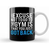 Humuts Porselen Beyaz The Best Excuse Not To Go To The Gym Kupa Bardak