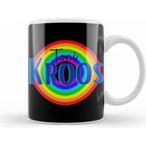 Humuts Porselen Beyaz Toni Kroos Vintage Retro Rainbow Style Kupa Bardak