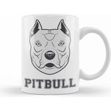 Humuts Pug Köpek Pit Bull Face Pitbull Aşıklar Kupa