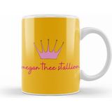 Humuts Queen Megan Thee Stallion Art Kupa Bardak