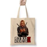 Humuts Red Dead Redemption 2 Micah Bell Bez Uzun Saplı Açık Bej Rengi Çanta