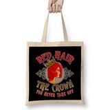Humuts Red Hair The Crown You Never Take Off Redhead Bez Uzun Saplı Açık Bej Rengi Çanta