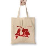 Humuts Red Vespa Bez Uzun Saplı Açık Bej Rengi Çanta