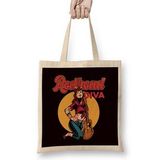 Humuts Redhead Diva Bass Guitar Player Ginger Girl Inked Tattooed Bez Uzun Saplı Açık Bej Rengi Çanta