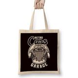 Humuts Retro Cars Garage Classic Old American Automobile Car Muscle-1 Bez Çanta