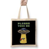 Humuts Retro Pixel Please Take Me Alien Abduction Bez Çanta
