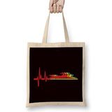 Humuts Retro Swimmer Heartbeat Vintage Swimming Pool Water Sports Bez Çanta