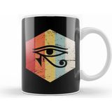 Humuts Retro Vintage Egyptian Eye Of Horus Kupa