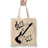 Humuts Ritmik Gitar Müzik Nota Bez Çanta