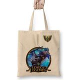 Humuts Riven Lol League Of Legends Açık Bej Uzun Sapl Bez Çanta