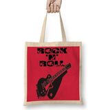 Humuts Rock Roll Müzik Bez Kadın Günlük Çanta