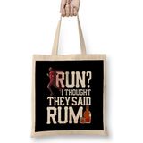 Humuts Run I Thought They Said Rum Funny Runner Pun Bez Kadın Günlük Çanta