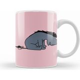 Humuts Sad Gray Donkey Outline Eeyore Kupa