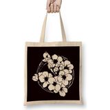 Humuts Sakura Japan Cherry Blossom Tree Nature Japanese Art Flower Bez Uzun Saplı Açık Bej Rengi Çanta