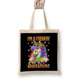 Humuts Sarcastic I M A Freakin Ray Of Sunshine Unicorn Bez Kadın Günlük Çanta